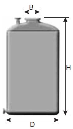 Rezervor PAFS Vertical (subteran sau suprateran) 10.000 litri